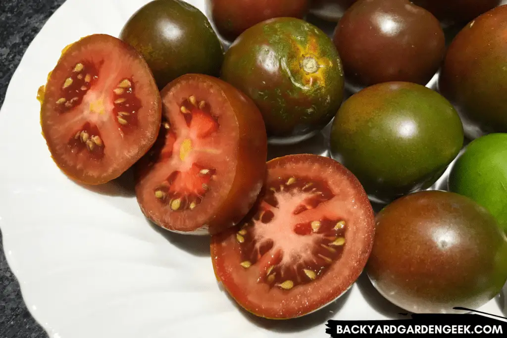 Sliced Kumato Tomatoes