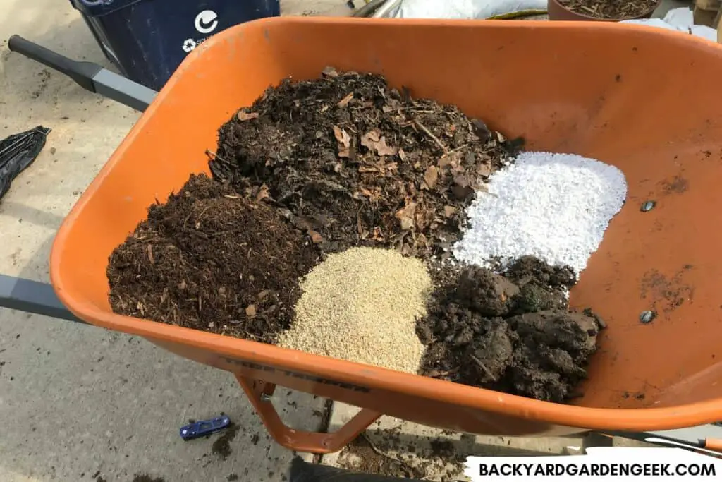 Amending Soil with Perlite, Vermiculite, and Compost