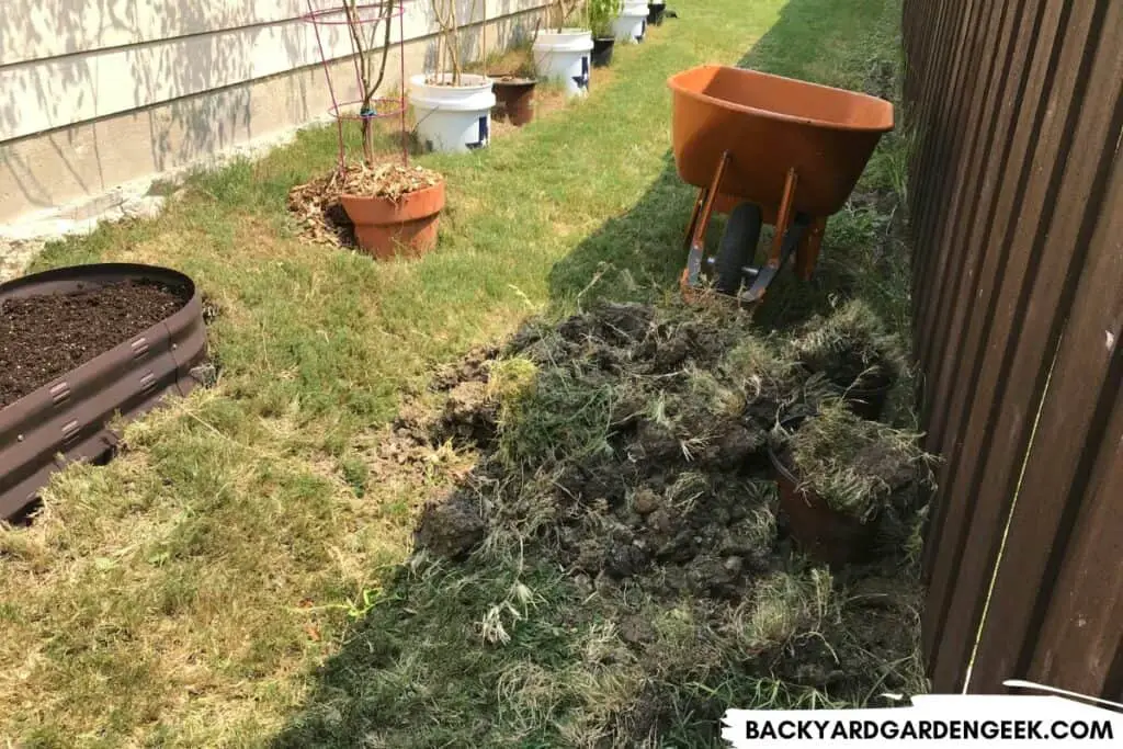 Digging Out Bermuda Grass and Clay Soil