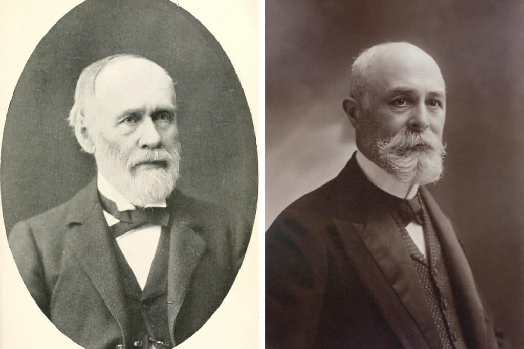 Photo of William Beall and Henri Becquerel