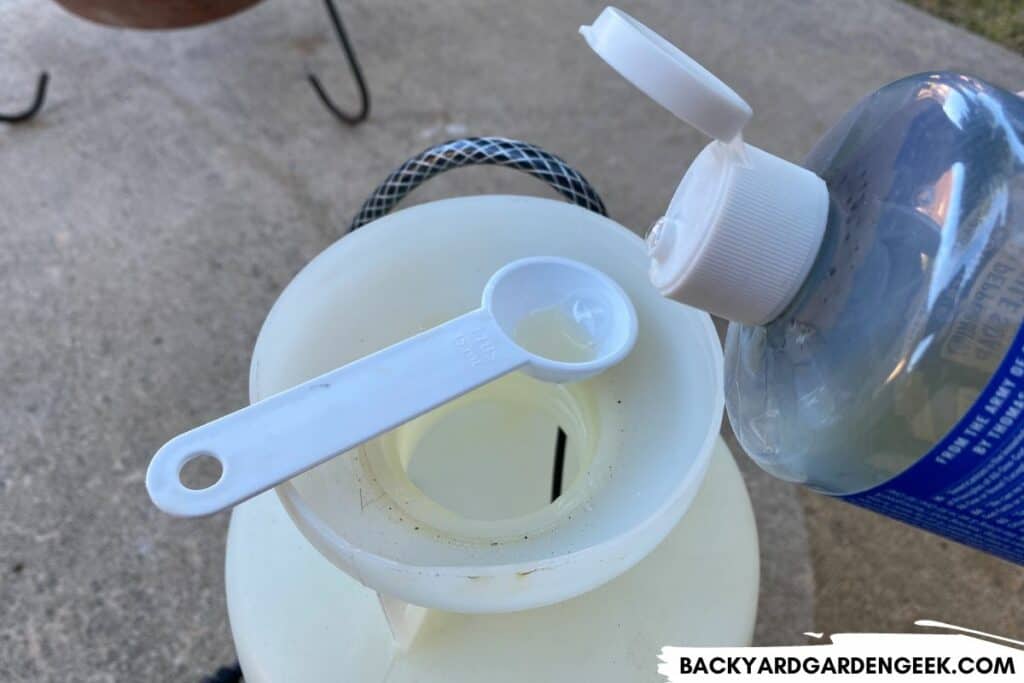 Making a Castile Liquid Soap Spray
