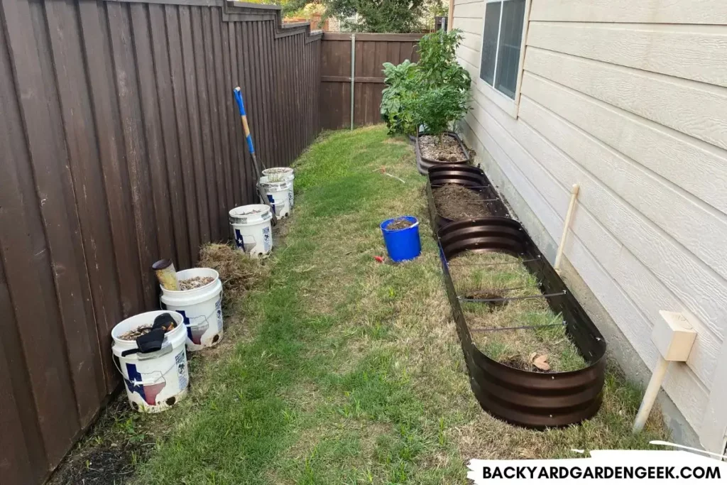 Raised Garden Beds on Unlevel Ground