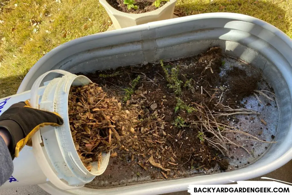 Hugelkultur Method in Raised Garden Bed