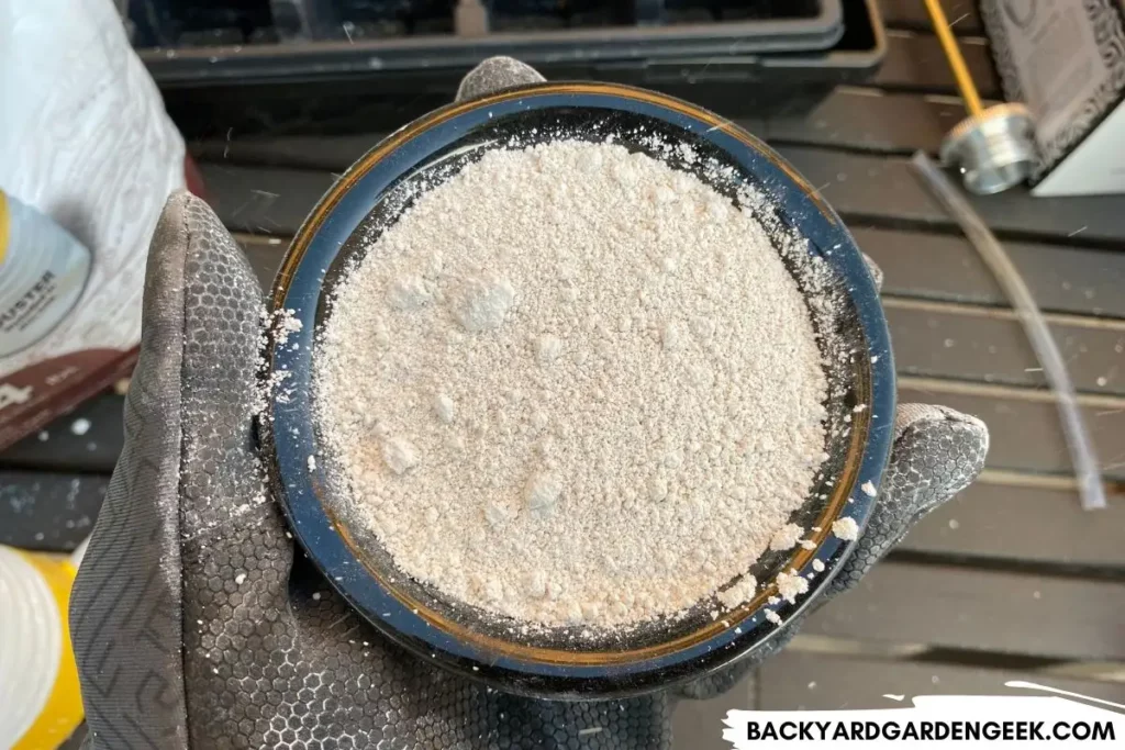 Bowl of Diatomaceous Earth