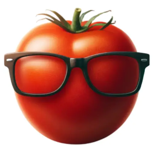 Tomato with Glasses Site Icon